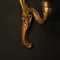 French Pair Of Single Gilded Antique Wall Lights (7 of 10) French Pair Of Single Gilded Antique Wall Lights (7 of 10)