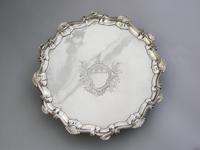 George III Silver Salver Arms of Graham of Esk by Ebenezer Coker, London 1762 (4 of 10) George III Silver Salver Arms of Graham of Esk by Ebenezer Coker, London 1762 (4 of 10)