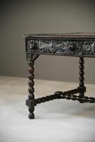 Antique Anglo Indian Carved Padouk Library Table (23 of 34) Antique Anglo Indian Carved Padouk Library Table (23 of 34)