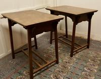 Pair of Arts & Crafts Elm Tables (4 of 8) Pair of Arts & Crafts Elm Tables (4 of 8)