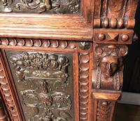 Victorian Carved Oak Secretaire Bookcase (10 of 25) Victorian Carved Oak Secretaire Bookcase (10 of 25)