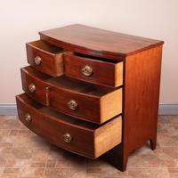 19th Century Mahogany Bow Fronted Chest of Drawers (7 of 15) 19th Century Mahogany Bow Fronted Chest of Drawers (7 of 15)