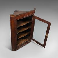 Antique Corner Cabinet, English, Oak, Flame Mahogany, Cupboard, Georgian c.1800 (7 of 12) Antique Corner Cabinet, English, Oak, Flame Mahogany, Cupboard, Georgian c.1800 (7 of 12)