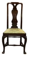 A Fine Set of Four George I, Walnut High Back Chairs (3 of 6) A Fine Set of Four George I, Walnut High Back Chairs (3 of 6)