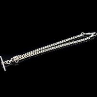 Birmingham 1922 Sterling Silver Double Albert Watch Chain Necklace (8 of 10) Birmingham 1922 Sterling Silver Double Albert Watch Chain Necklace (8 of 10)