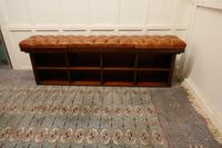 Long Mahogany Chesterfield Hall Seat Shoe Tidy (2 of 8) Long Mahogany Chesterfield Hall Seat Shoe Tidy (2 of 8)