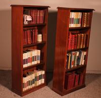 Pair of Open Bookcase - 19th Century in Mahogany (4 of 9) Pair of Open Bookcase - 19th Century in Mahogany (4 of 9)