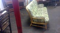 Ercol Vintage Windsor Three Seater Settee of Large Size (2 of 5) Ercol Vintage Windsor Three Seater Settee of Large Size (2 of 5)