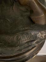 Large 19th Century French Patinated Spelter of 'Cavalier Arabe' (5 of 6) Large 19th Century French Patinated Spelter of 'Cavalier Arabe' (5 of 6)