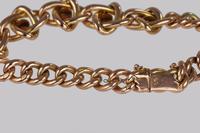 Victorian Garnet Knot & Curb Link 9ct Gold Bracelet with Antique Box c 1890 (11 of 11) Victorian Garnet Knot & Curb Link 9ct Gold Bracelet with Antique Box c 1890 (11 of 11)