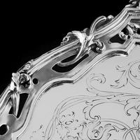 Exceptional Large Solid Sterling Silver Victorian Salver/tray/platter 47cm with Cast Border - Hunt & Roskell - Storr Mortimer & Hunt (19 of 29) Exceptional Large Solid Sterling Silver Victorian Salver/tray/platter 47cm with Cast Border - Hunt & Roskell - Storr Mortimer & Hunt (19 of 29)