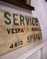 Hand Made Painted Shop Sign for Scooters Lambretta Vespa Puch (4 of 4) Hand Made Painted Shop Sign for Scooters Lambretta Vespa Puch (4 of 4)