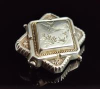 Victorian Silver Swallow Locket Brooch (3 of 11) Victorian Silver Swallow Locket Brooch (3 of 11)