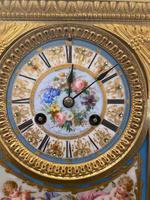 19th Century Ormolu & Painted Porcelain Striking 8-day Mantel Clock (2 of 7) 19th Century Ormolu & Painted Porcelain Striking 8-day Mantel Clock (2 of 7)