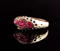 Antique Ruby Paste & Diamond Ring, 9ct Gold (9 of 13) Antique Ruby Paste & Diamond Ring, 9ct Gold (9 of 13)