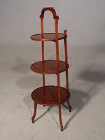 Good Early 20th Century Mahogany 3 Tier Cake Stand (2 of 4) Good Early 20th Century Mahogany 3 Tier Cake Stand (2 of 4)