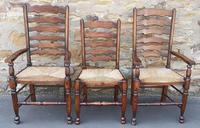 Set of 12 Oak Ladder Back Dining Chairs - Royal Oak Furniture (13 of 15) Set of 12 Oak Ladder Back Dining Chairs - Royal Oak Furniture (13 of 15)