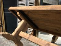 Large French Bleached Oak Trestle Farmhouse Dining Table (16 of 16) Large French Bleached Oak Trestle Farmhouse Dining Table (16 of 16)