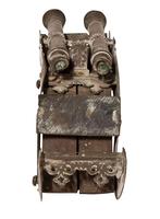 Twin Barrelled Bronze Miniature Cannon (4 of 5) Twin Barrelled Bronze Miniature Cannon (4 of 5)