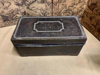 English Regency Leather Camphor Wood Trunk (2 of 5) English Regency Leather Camphor Wood Trunk (2 of 5)