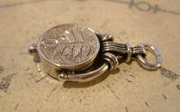 Antique Pocket Watch Chain Silver Compass Fob 1890s Victorian Working Drum Case Fob (4 of 10) Antique Pocket Watch Chain Silver Compass Fob 1890s Victorian Working Drum Case Fob (4 of 10)