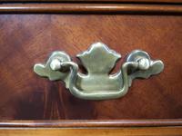 Reproduction Carved Mahogany Kneehole Pedestal Desk (10 of 11) Reproduction Carved Mahogany Kneehole Pedestal Desk (10 of 11)