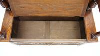 Late Victorian Carved Oak Monks Bench (9 of 16) Late Victorian Carved Oak Monks Bench (9 of 16)