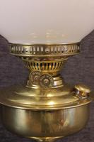 Brass Oil Lamp Opal White Shade (5 of 6) Brass Oil Lamp Opal White Shade (5 of 6)
