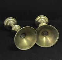 Pair of Arts & Crafts Brass Elegant Candlesticks (6 of 6) Pair of Arts & Crafts Brass Elegant Candlesticks (6 of 6)