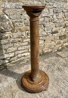 Large Antique Oak Torchere Stand (12 of 13) Large Antique Oak Torchere Stand (12 of 13)