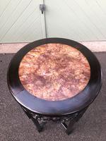 Antique Oriental Chinese Marble Top Stand (2 of 6) Antique Oriental Chinese Marble Top Stand (2 of 6)