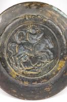 16th Century Alms Dish Depicting George & The Dragon (2 of 4) 16th Century Alms Dish Depicting George & The Dragon (2 of 4)