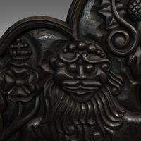 Antique Fireback, English, Cast Iron, Decorative Fireplace, Victorian c.1900 (8 of 8) Antique Fireback, English, Cast Iron, Decorative Fireplace, Victorian c.1900 (8 of 8)