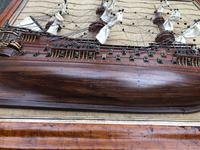 Unusual Model of Galleon In Birds Eye Maple Frame (6 of 9) Unusual Model of Galleon In Birds Eye Maple Frame (6 of 9)