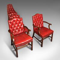Set Of 10 Antique Gainsborough Chairs, English, Leather, Carver, Edwardian, 1910 (8 of 12) Set Of 10 Antique Gainsborough Chairs, English, Leather, Carver, Edwardian, 1910 (8 of 12)