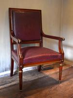 Pair of French Directoire Leather Armchairs (8 of 16) Pair of French Directoire Leather Armchairs (8 of 16)