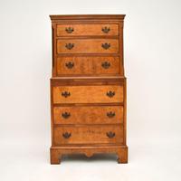 Antique Burr Walnut Chest on Chest of Drawers (2 of 11) Antique Burr Walnut Chest on Chest of Drawers (2 of 11)