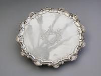 George III Silver Salver Arms of Graham of Esk by Ebenezer Coker, London 1762 (3 of 10) George III Silver Salver Arms of Graham of Esk by Ebenezer Coker, London 1762 (3 of 10)