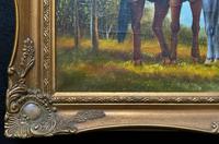 Original Signed 20th Century Vintage Horse & Foal Equestrian Oil on Canvas Painting (7 of 10) Original Signed 20th Century Vintage Horse & Foal Equestrian Oil on Canvas Painting (7 of 10)