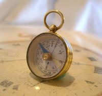 Vintage French Pocket Watch Chain Compass Fob 1940s Chunky Brass Drum Case Fwo (5 of 10) Vintage French Pocket Watch Chain Compass Fob 1940s Chunky Brass Drum Case Fwo (5 of 10)