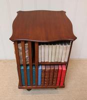 Edwardian Small Proportioned Low Mahogany Revolving Bookcase (9 of 10) Edwardian Small Proportioned Low Mahogany Revolving Bookcase (9 of 10)