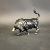 Austrian Cold Painted Bronze of a Raging Bull (2 of 7) Austrian Cold Painted Bronze of a Raging Bull (2 of 7)