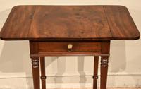 Attractive Regency Period Mahogany Drop Leaf Side Table (4 of 6) Attractive Regency Period Mahogany Drop Leaf Side Table (4 of 6)