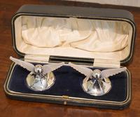 Unusual Pair of Winged Silver Knife Rests (2 of 5) Unusual Pair of Winged Silver Knife Rests (2 of 5)