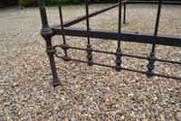 Original Victorian Brass and Iron King Size 5ft Bedstead. Bed Fully Restored in Your Choice of Colour (10 of 15) Original Victorian Brass and Iron King Size 5ft Bedstead. Bed Fully Restored in Your Choice of Colour (10 of 15)