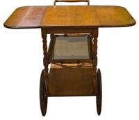 Vintage Mahogany Tea Trolley with Drop Down Flaps (4 of 7) Vintage Mahogany Tea Trolley with Drop Down Flaps (4 of 7)