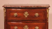 Small Curved Louis XV Commode / Chest of Drawers with Marble - 18th Century (2 of 15) Small Curved Louis XV Commode / Chest of Drawers with Marble - 18th Century (2 of 15)