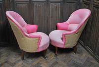 Pair of French Upholstered Fauteuil Armchairs (5 of 5) Pair of French Upholstered Fauteuil Armchairs (5 of 5)