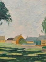 Exquisite Original Early 20th Century Impressionist Farmland Landscape Oil Painting (8 of 12) Exquisite Original Early 20th Century Impressionist Farmland Landscape Oil Painting (8 of 12)