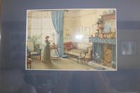 Antique Original Watercolour - Lady Reading - Mary Sophia Godlee 1860-1932 (5 of 5) Antique Original Watercolour - Lady Reading - Mary Sophia Godlee 1860-1932 (5 of 5)